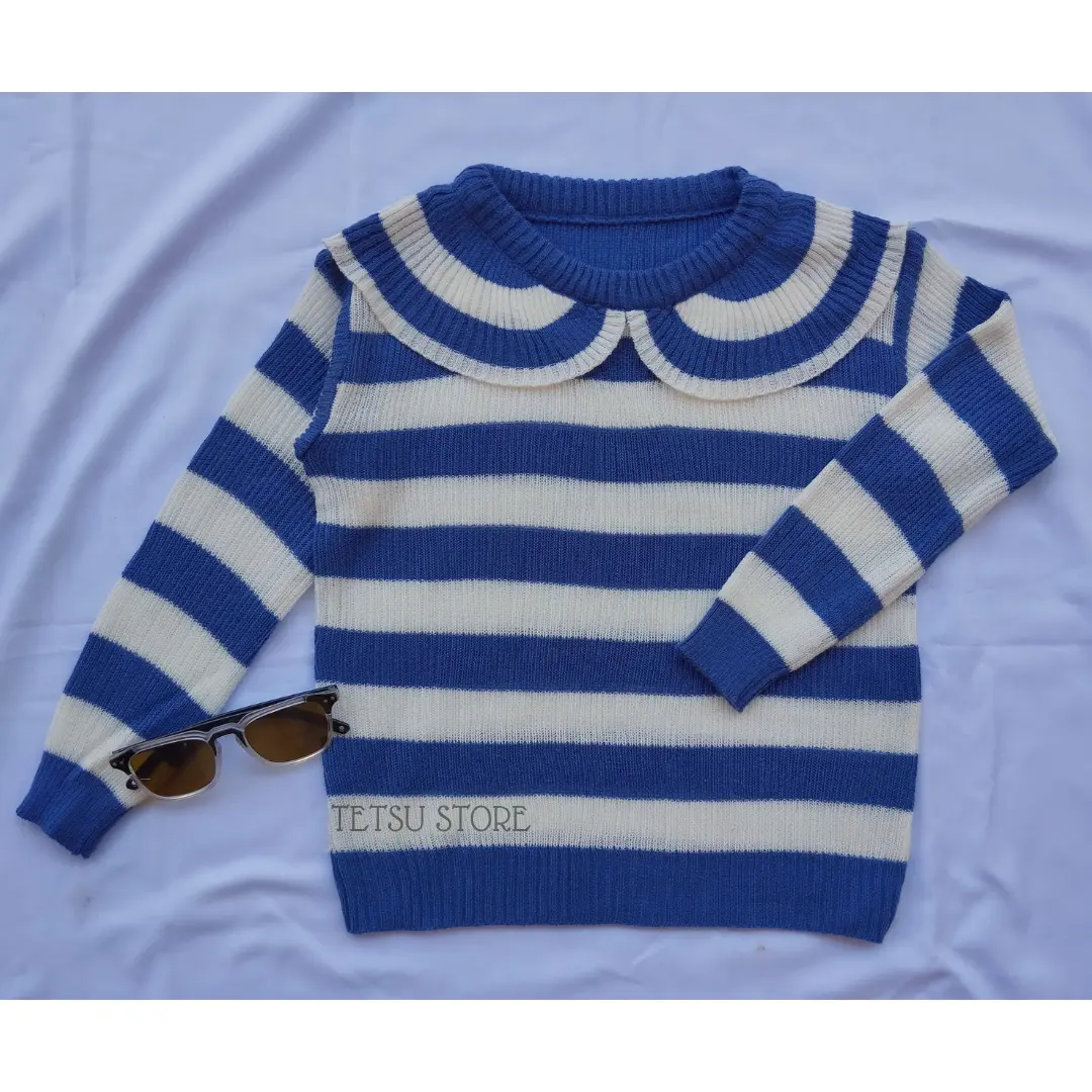 Blouse Blaster Kupu-Kupu Anak - Baju Rajut Anak Perempuan Usia 4-12tahun - Atasan Anak Cewek Sweater