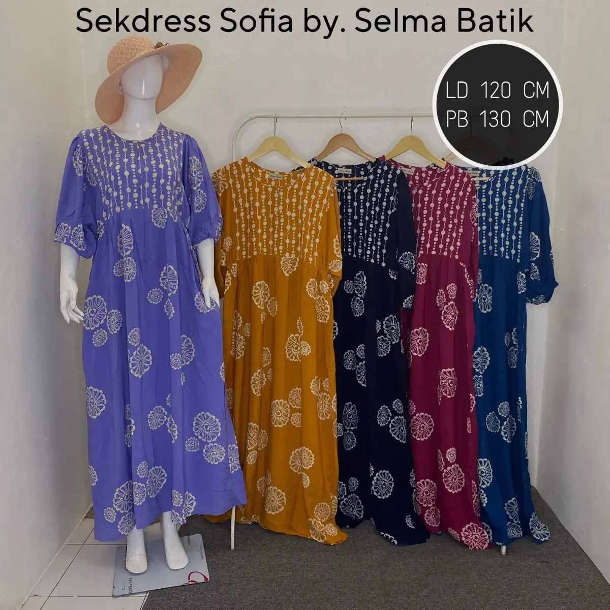 Daster Terbaru Ori by Selma batik Daster Sofia Gamis Sofia Daster Busui Daster Bumil Daster Kekinian