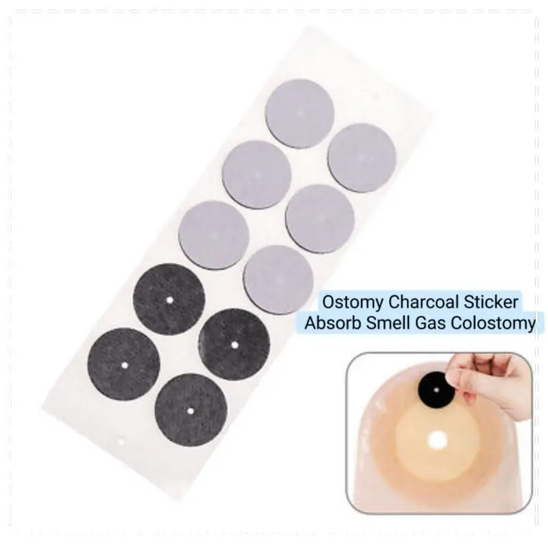 【10 pcs】Ostomy Charcoal Sticker Absorb Smell Gas Colostomy / - TikTok ...