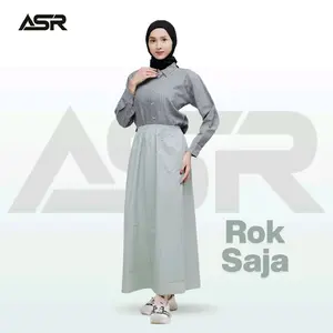 ASR Mantel Rok Saja dan Celana Saja Bahan pvc Kuat Tebal Elastis Jahitan Sealerpres Dusty Pink Hijau Sage Mocca Hitam
