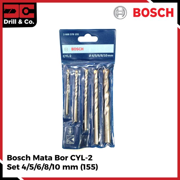 Gambar Bosch Mata Bor Tembok / Beton CYL-2 4;5;6;8;10mm (155) dari Drill&Co Kota Administrasi Jakarta Barat Tokopedia