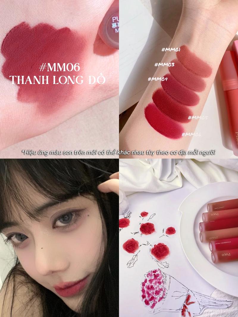 Product Introduction of PUCO Box 10 Son Kem Bơ Custard Lip Mud Túi Mù xốp, mịn, mướt không khô môi, lên màu chuẩn giúp làm đầy rãnh môi 2.5g 22