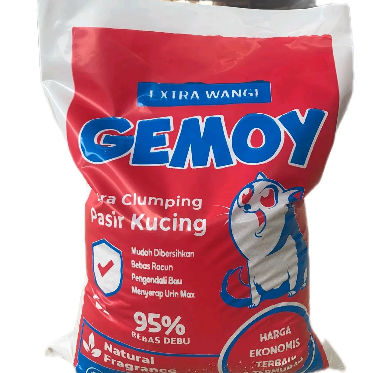 GEMOY pasir wangi granula untuk kucing
