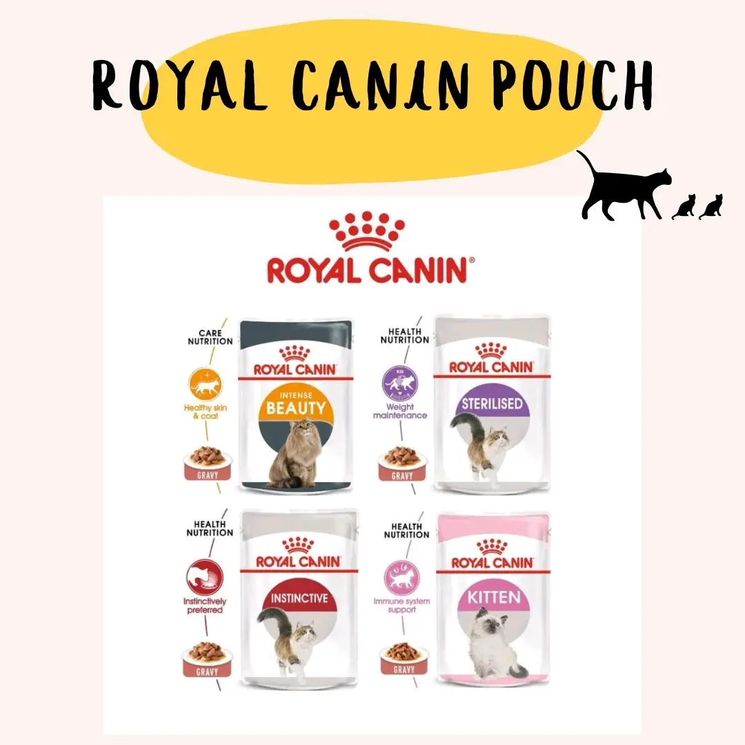 Royal Canin Pouch (1 Box 12 Packs) Kitten / Beauty / Instinctive / Sterilised