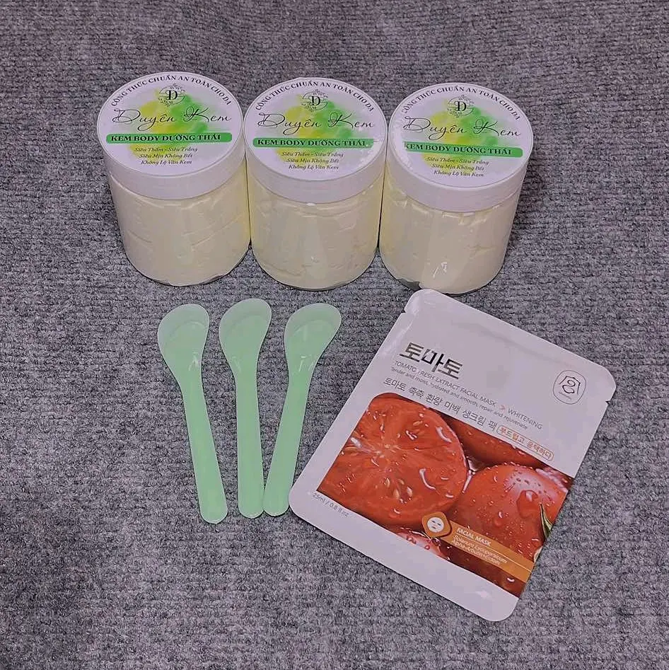 [ 3 hủ ] Kem Body Dưỡng Thái, Kích Trắng Da Body Kháng Nước Makeup Cao ( mỗi hủ 250gr )