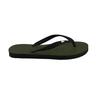 Sandal Jepit Fipper SLIM Green army Black Karet 3