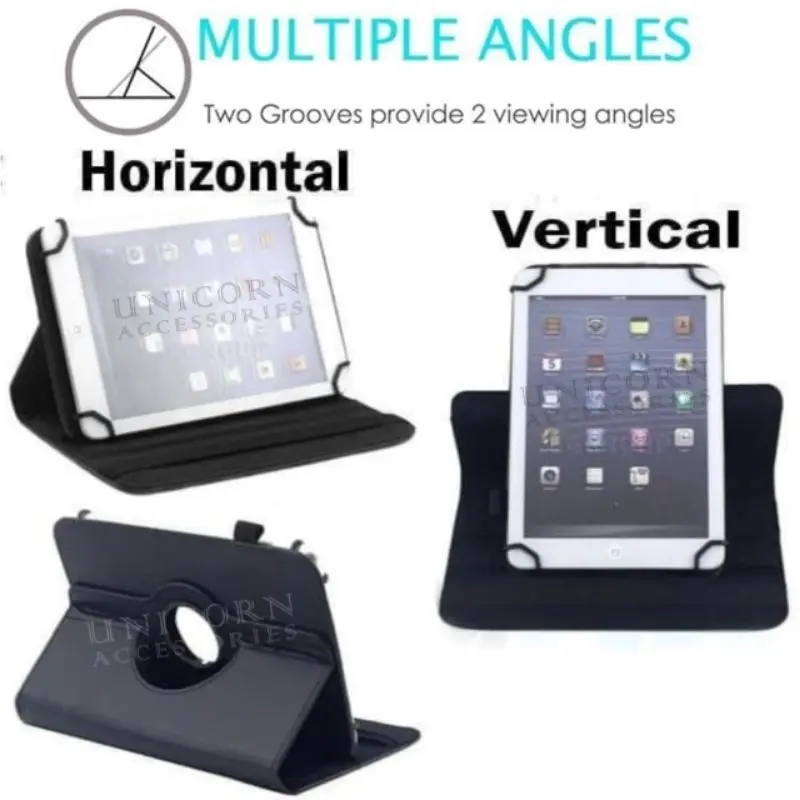 Case Advan Tab Sketsa 2 3 10.1 inci Sarung Flip Cover Buku Casing Rotary universal Leather Standing 4