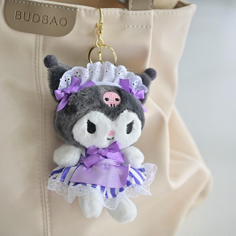 [Keychain Bulu] Keychain kunci anak patung lotso kitty mewah, anak patung comel, reka bentuk berbulu, kanak-kanak perempuan, hadiah hari jadi stuff toy lolita cute girl bag charm gadis rantai kunci perhiasan mainan mewah gantung beg sekolah plush pendant 4
