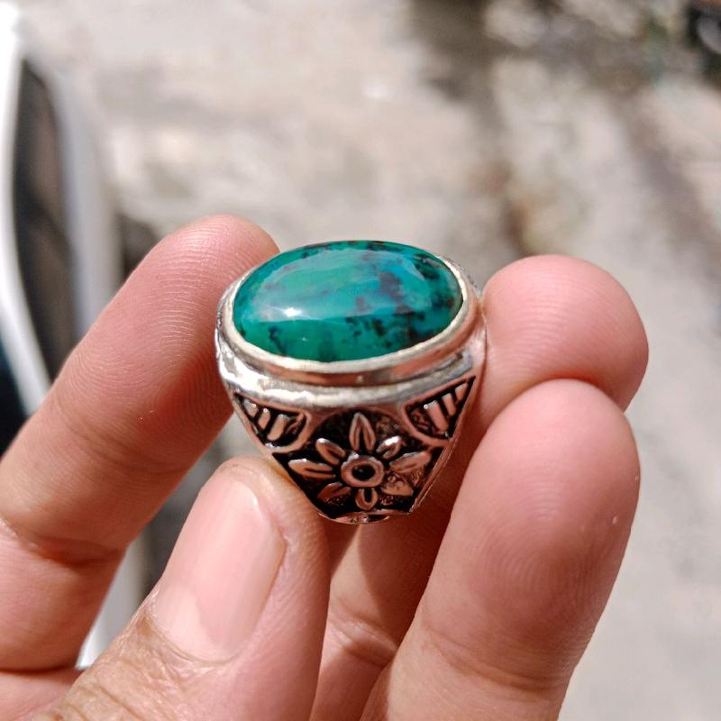 Cincin Akik Bacan Doko Totol Coklat Encer - Model Baru 1