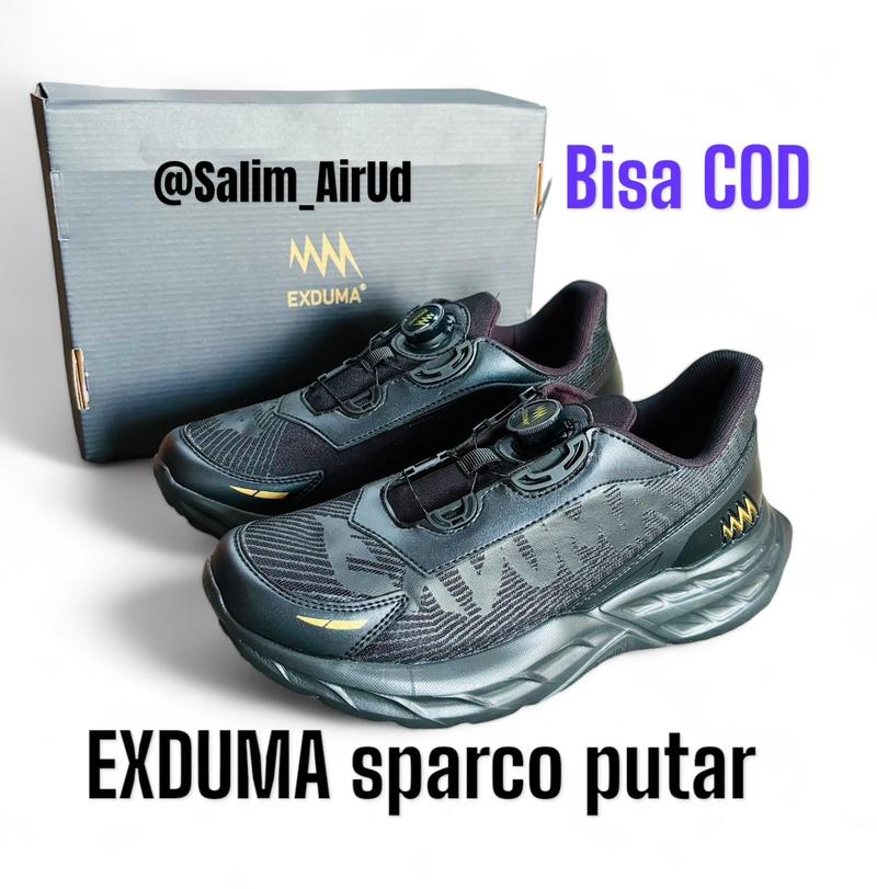 Product Introduction of Sepatu exduma speedpro sepatu kets running - sepatu olahraga hitam motif unik 3