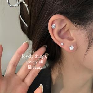 EAR PARTNER-イヤリング 女性用 フラッシュイヤボーンネイル スクリューバックル コチャイヤーネイル イヤピアス 高級 小イヤリング（eh-2090）