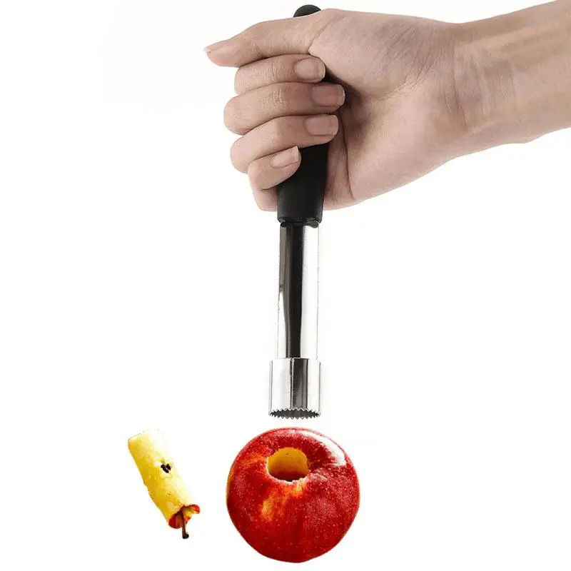 Stainless Steel Pear Corer, Fruit Corette, Apple Corer, Core Seed Remover, Cutter Seeder, Slicer Knife, Kitchen Gadgets, Kitchen Accessories, Utensils 2