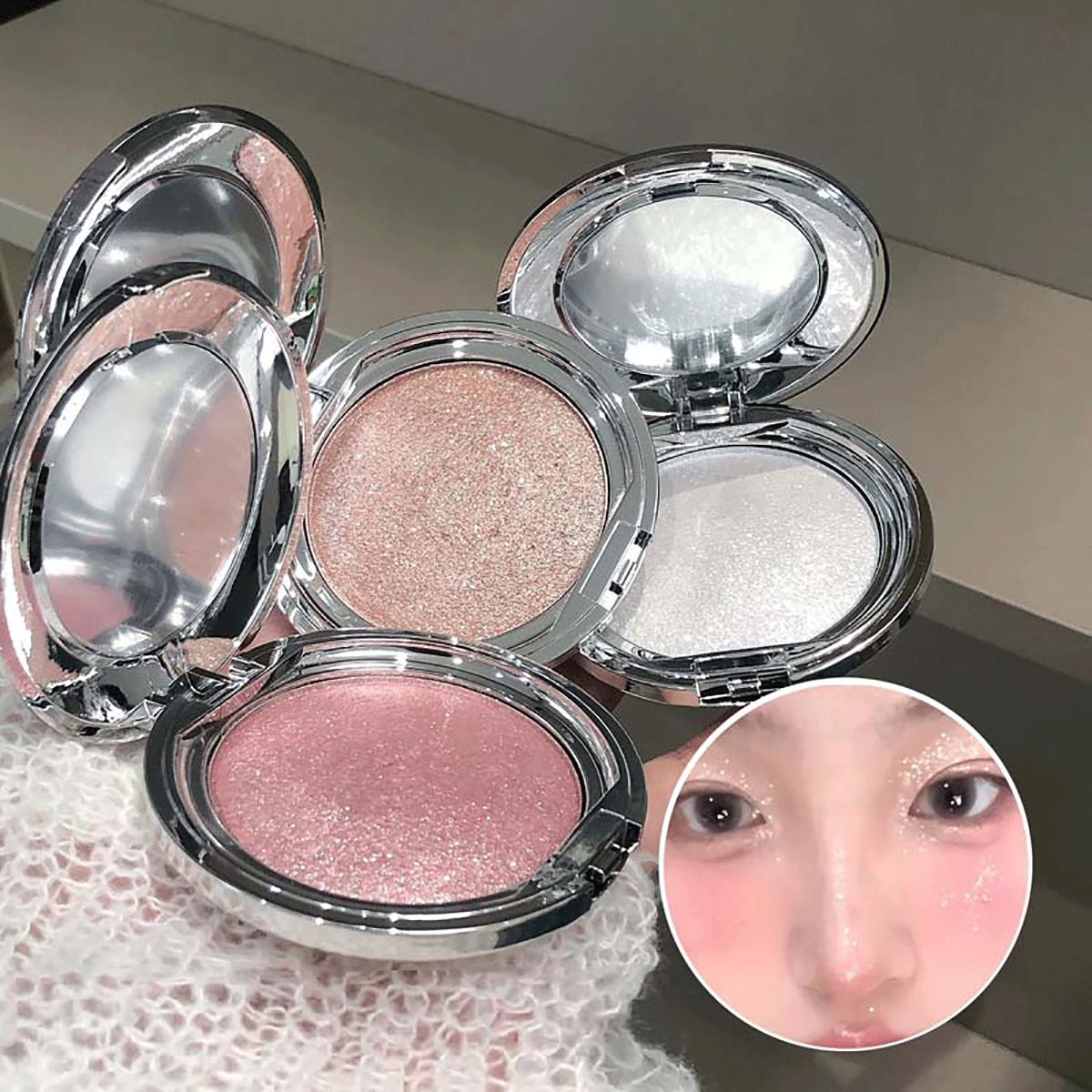 แป้งไฮไลท์มุกและคอนทัวร์ 3 มิติ KAKASHOW 10g ติดทนนาน ผิวเงา ผิวกระจ่างใส เหมาะสำหรับใบหน้า เฉดสี C4