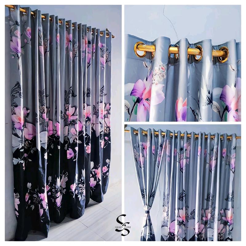 Gorden pintu/jendela smoking 12 ring ukuran 110×220 cm 1