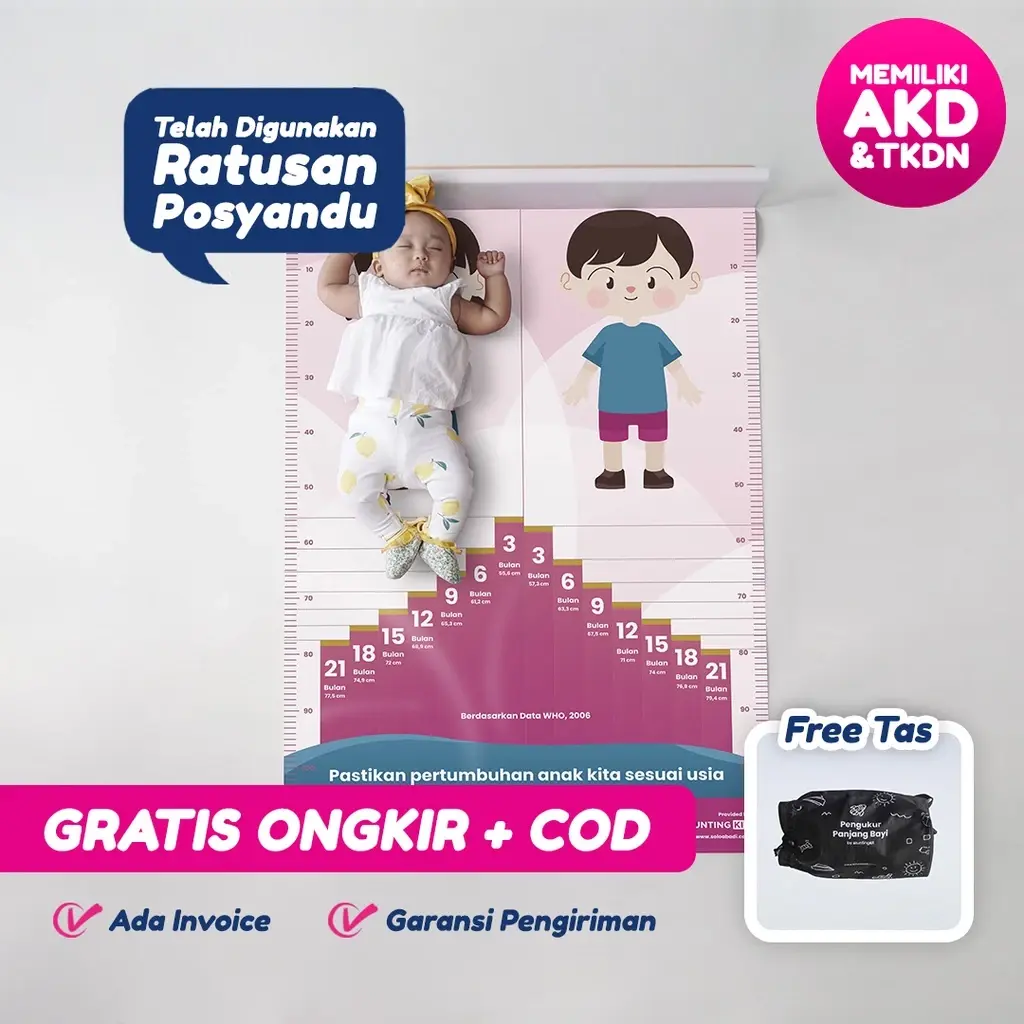 Tikar Stunting atau Tikar Pertumbuhan Untuk Posyandu 'Happy Pink'