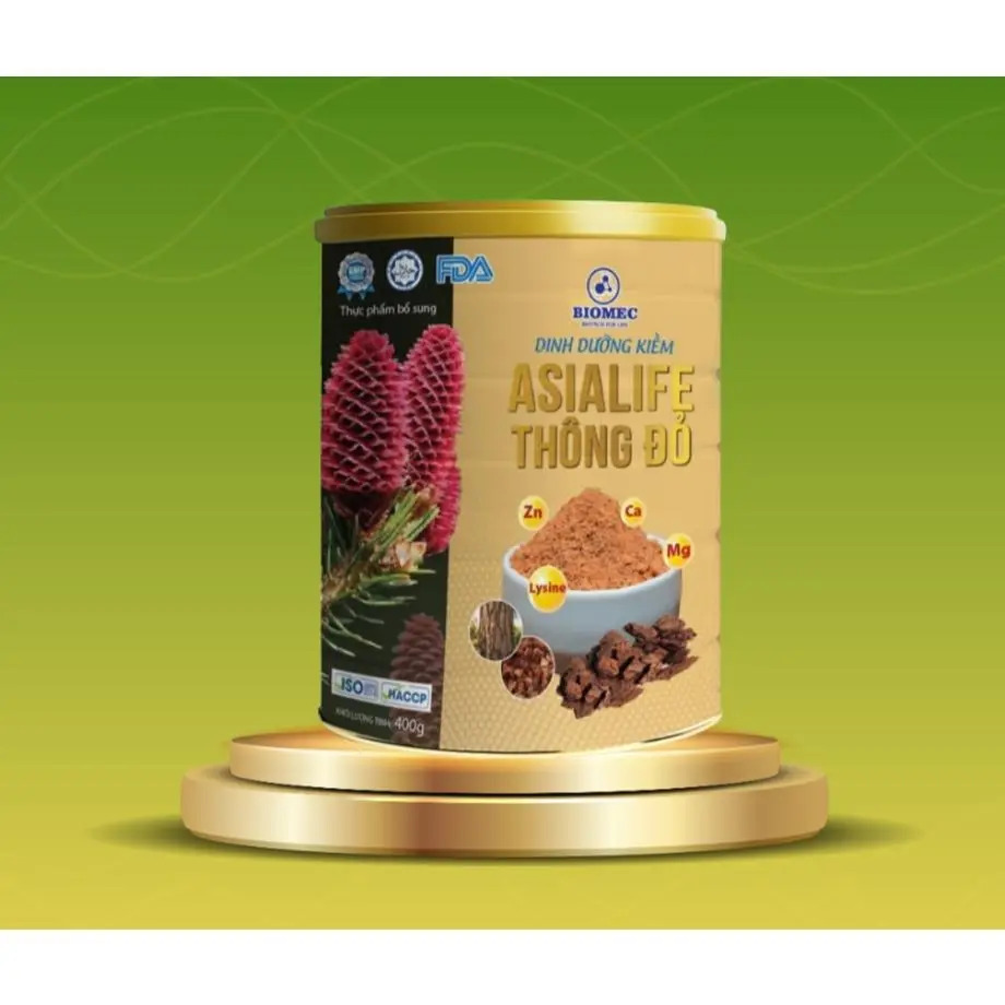 Dinh dưỡng Kiềm ASIA LIFE thông đỏ - Sản phẩm chăm sóc sức khỏe tự nhiên