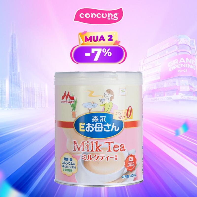 Sữa bầu Morinaga E-Okasan hương trà sữa 800g