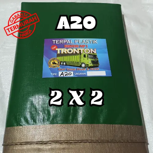 Terpal Tronton A20 2x2 Bisa Custom Meteran Plastik Tebal Lembaran Biru Murah Untuk Tenda Terop Kolam Ikan Jualan Dagang Plafon Rumah Kandang Mobil Pickup Pick Up Truk Jemuran