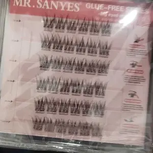 [LANGSUNG TEMPEL] MRSANYES Natural Mudah Dipasang Lembut Banyak Varian Beseller Waterproof Bulumata Eye Eyelash 10 Pasang Bentuk Pendek Natural Melekat Sempurna Praktis Reusable Anti Luntur Extension