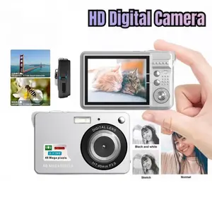 Kamera Digital HD 48 Juta Piksel K09 Kamera DSLR Fotografi Selfie Rumah Tangga Siswa 48MP Layar LCD 2,7 Inci Zoom 8x Camera