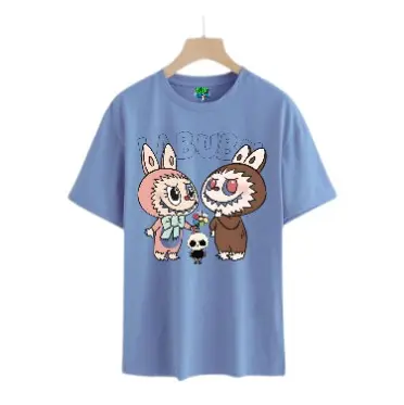 Kaos distro anak Labubu untuk anak laki-laki dah perempuan Fashion Baju 4