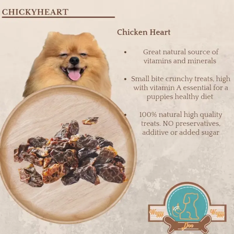 Chicken Hearts | Dog Treats | Dehydrated Dog Treats | 50/100g