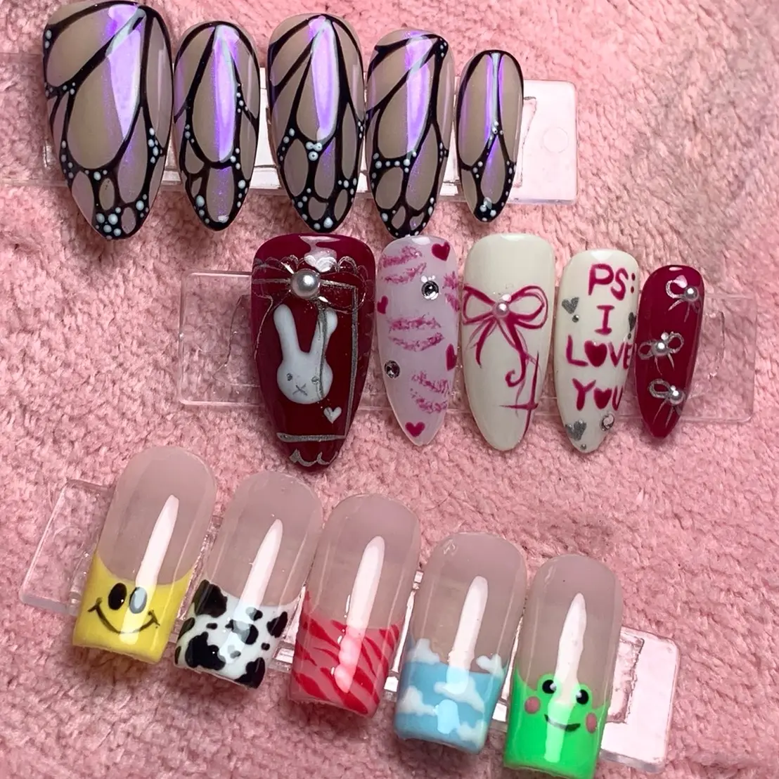 CUSTOM PRESS ON NAILS / KUKU PALSU