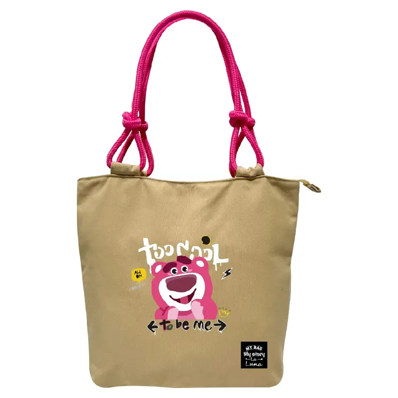 Totebag/Totebag Lotso/Totebag wanita/Lotso Kanvas/Totebag Labubu/Tas Labubu 2