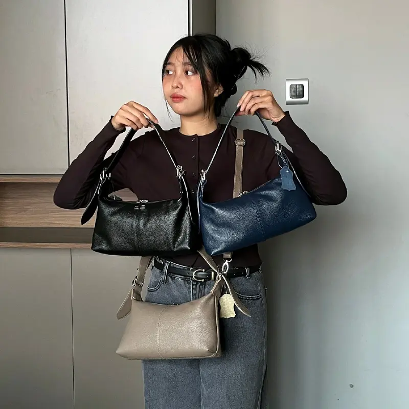 Tas Selempang Wanita Kulit Sapi Asli Voire Leather Bianca Slingbag Shoulderbag 4