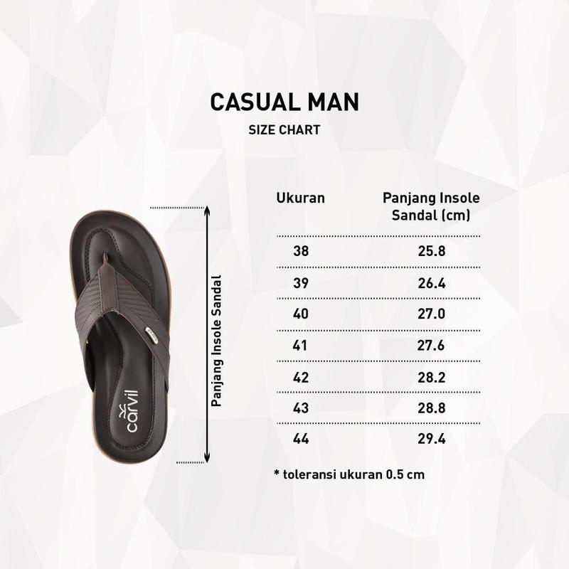 Product Introduction of Carvil Sandal Pria Wolker-01 M - Casual Flat 0