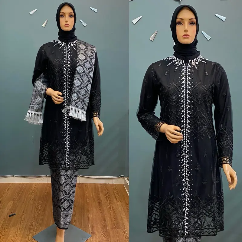Tunik Payet Busui Shakila Gami Atasan Kebaya Cocok untuk Seragaman Pesta dan Wisuda Ukuran M sampai Jumbo 7