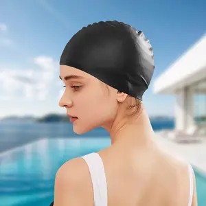Silicone Swimming Cap Topi Renang silicon Penutup Kepala Renang  Dewasa