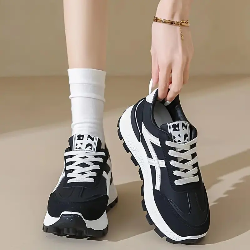 IF Kiyora Sepatu Sneakers Wanita Kasual Shoes Karet Empuk Sport Senam Casual SHG1336 5
