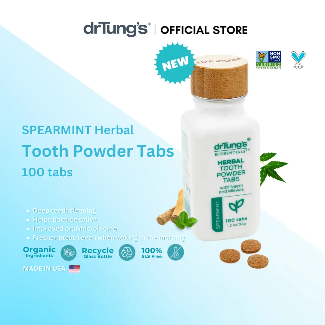 drTung's Herbal Toothpowder Tabs 100's - Spearmint