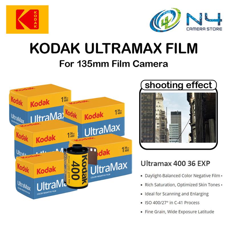 Kodak Ultramax 400 Color Film ( 36 Exposure ) Exp Date: (03/2026)