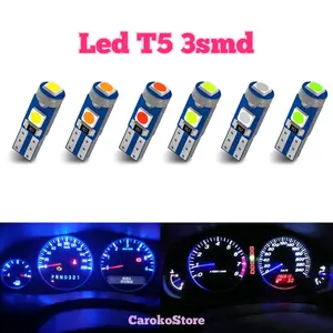 Lampu Led T5 speedometer panel AC indikator motor mobil Car