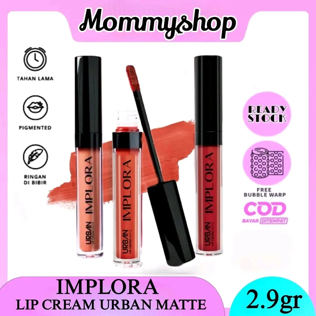 Lipcream/implora/matte/ Bibir/ Liquid Lipstick
