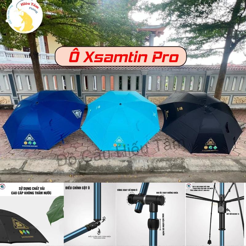 Ô Dù câu cá Xsamtin 911 Pro Cao Cấp 2m4 che nắng mưa chống UV cực tốt