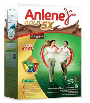 Product Review of [PROMO 2 PCS] Anlene Gold 5X Susu Bubuk Dewasa Cokelat 600g - Kuatkan Tulang, Sendi & Otot / Adult Milk Chocolate / Dairy Milk from c**h 0
