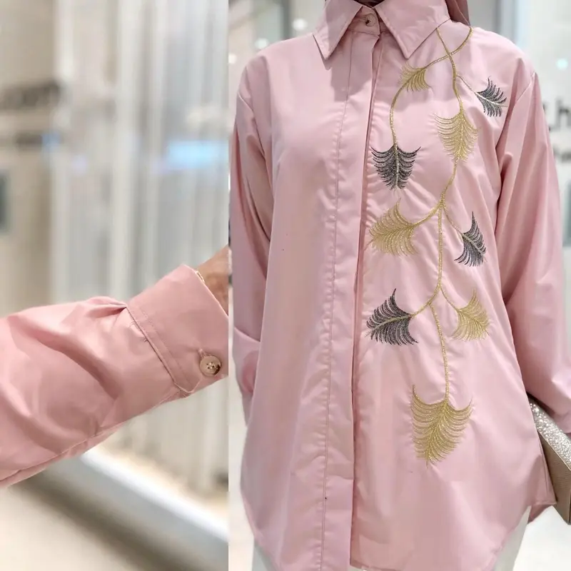 Munly - Kemeja Afifah Bahan Superfine Oversize 6