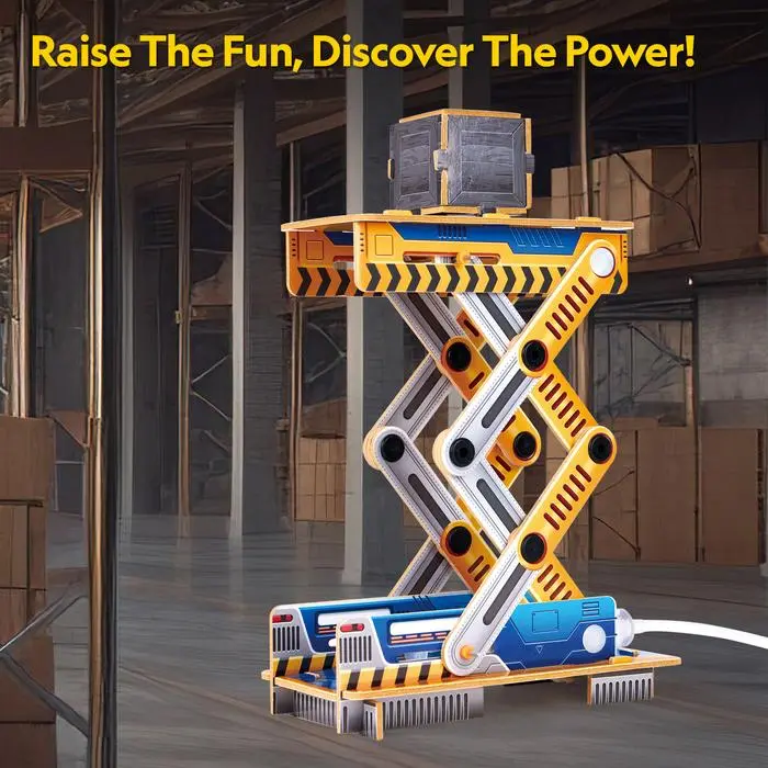 New Product Cubicfun National Geographic Hydraulic Lift Mini - 3D Puzzle Mainan Stem