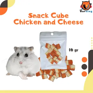 Snack Cube Chicken Cheese Hamster - Cemilan Hamster Landak Mini Sugar Glider
