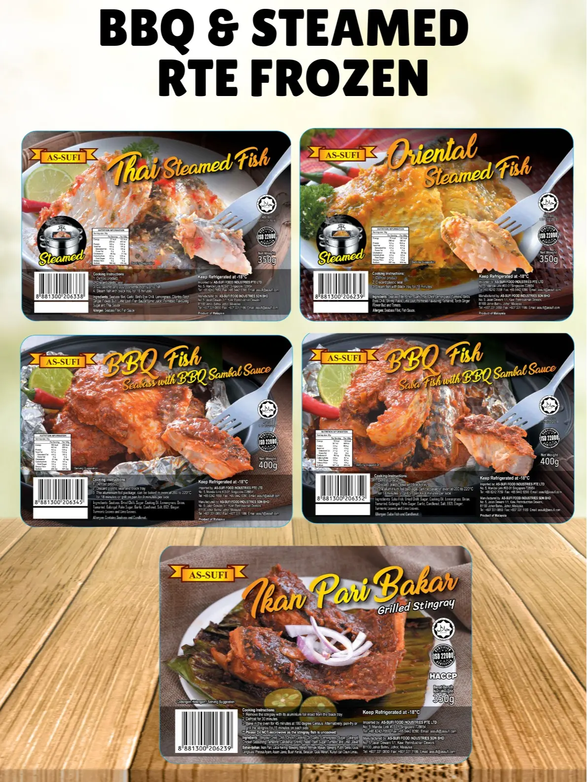 BBQ & STEAMED AS-SUFI RTE FROZEN