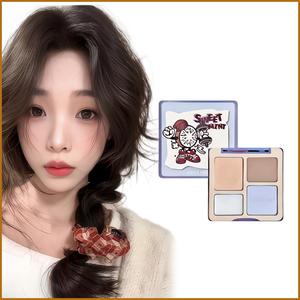 【SWEETMINT】「ハイライト & コンター パレット｜輪郭調整 肌を明るく｜汗に強い 持久 崩れにくい」