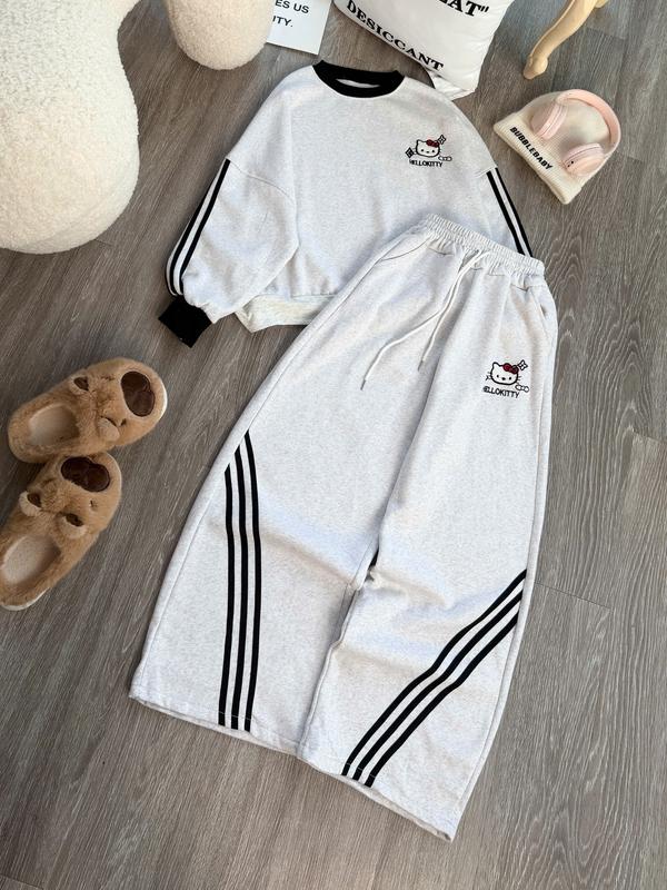  Sét bộ quần áo kẻ basic unisex phối bo viền A3 