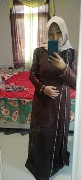 Product Review of Batiknurfashion.(COD) Nadia dress mewah kondangan // bridesmaid// Gaun mewah// baju kondangan wanita 2024 // Bajukondangan mewah dan elegan// ootd// baju kondangan warna burgundy // Ootd berhijab //bridesmaid dress  Gamis  Pesta Wanita from D**i Y**8 0