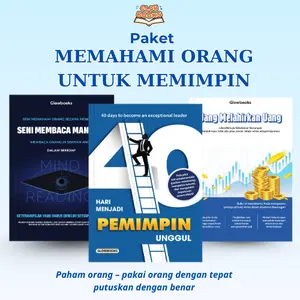 Paket 3 Buku - 40 Hari Menjadi Pemimpin Unggul, Seni Membaca Manusia, Uang Melahirkan Uang - Bear Book - TID8-18-56
