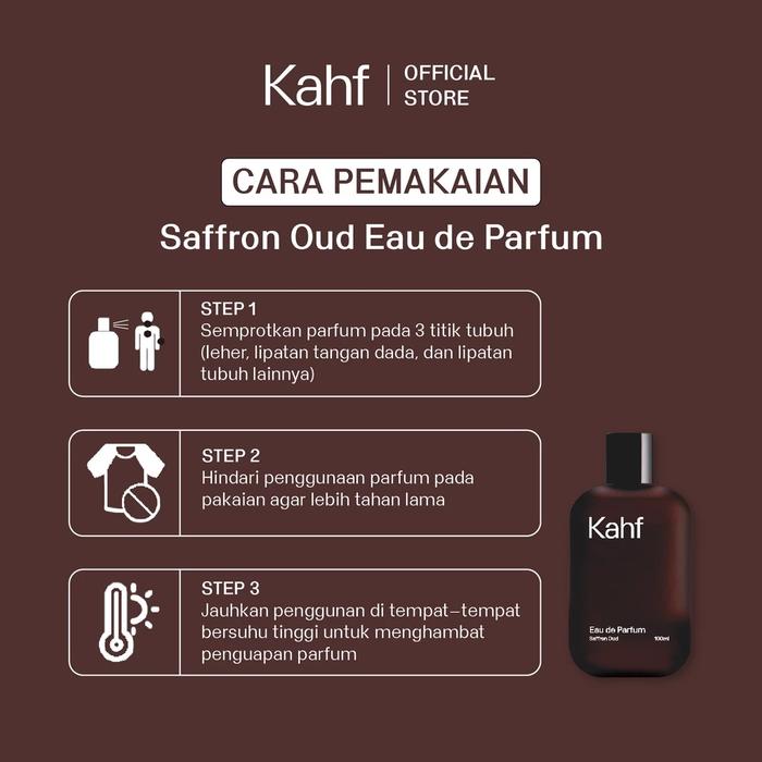 Gambar Kahf Saffron Oud Eau de Parfum 100 ml dari Kahf Brotherhood Indonesia Kota Pekanbaru Tokopedia