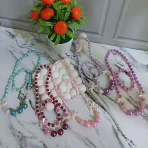 Set Kalung Gelang Anak Mutiara || Set Perhiasan Kalung Anak
