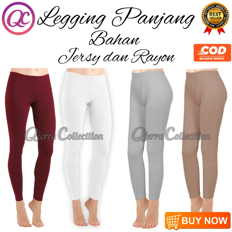 Legging Polos Warna Bahan Spandex Rayon Dan Jersey Super size L, XL, XXL READY STOK Wanita Celana Panjang Tebal Dewasa Hitam 0
